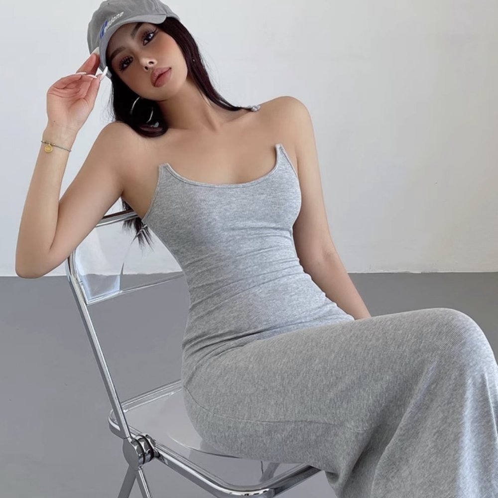 New fishing line suspender dress